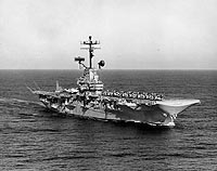 Photo # KN-18336:  USS Kearsarge underway in the Pacific, December 1968